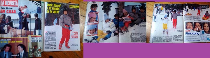 Coleccionismo de Revistas y Peri&oacute;dicos: LA REVISTA 1986 ROC&Iacute;O D&Uacute;RCAL DREW BARRYMORE JULIO IGLESIAS