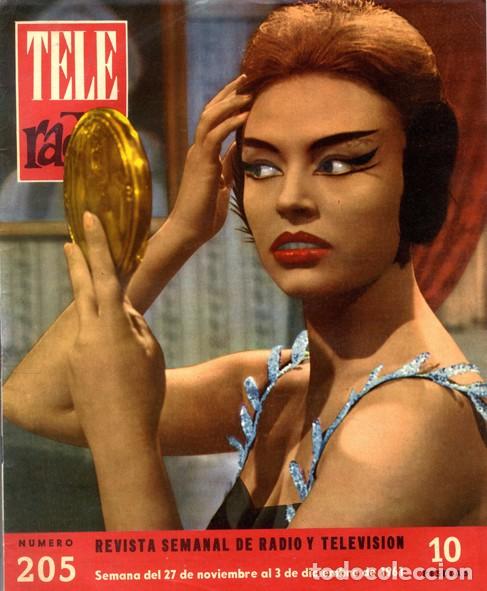 Collezionismo di Riviste e Giornali: Teleradio. Revista Tele Radio n. 205. 27/11/1961. Dyana Lorys.