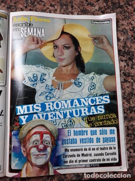 Coleccionismo de revistas y peri&oacute;dicos: LAS MEMORIAS DE LOLA FLORES CAPITULO 3