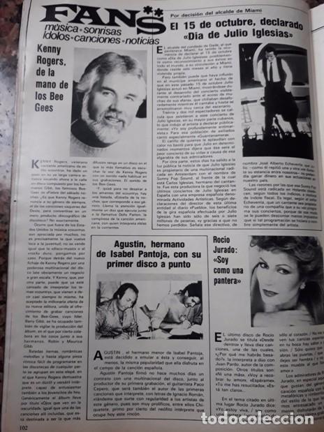 Coleccionismo de Revistas y Peri&oacute;dicos: KENNY ROGERS JULIO IGLESIAS ROCIO JURADO AGUSTIN PANTOJA