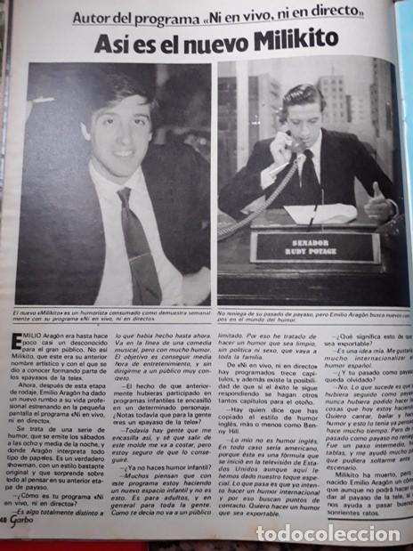Coleccionismo de Revistas y Peri&oacute;dicos: EMILIO ARAGON MILIKITO