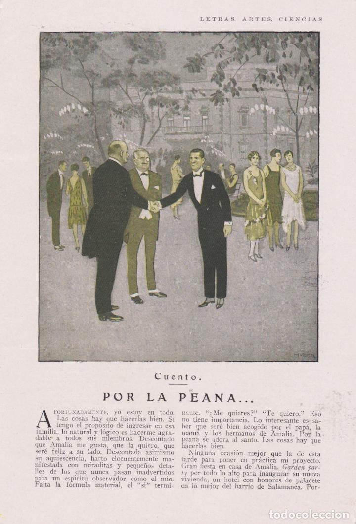 Sammeln von Zeitschriften und Zeitungen: Por la peana / cuento de Augusto Mart&iacute;nez Olmedilla y dibujos de Huertas - 1930