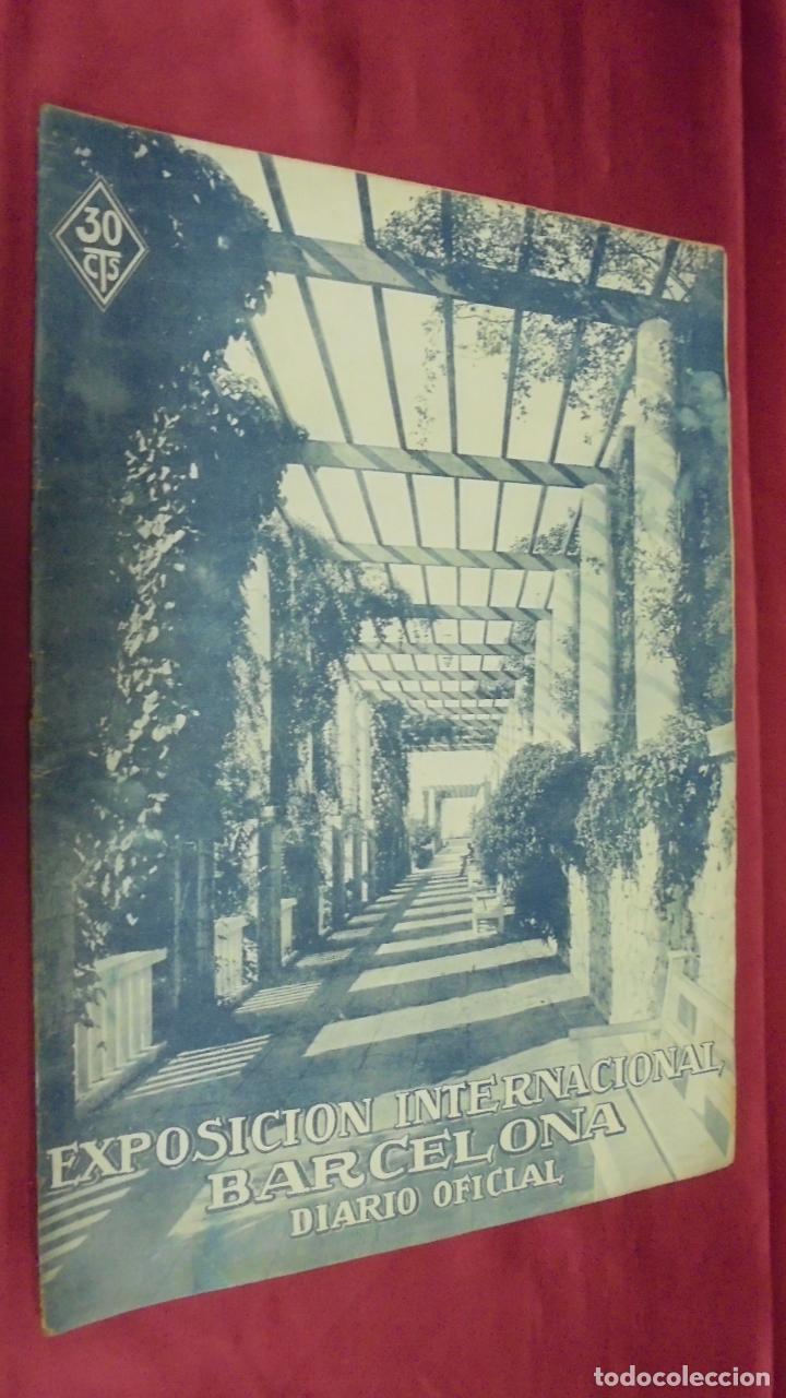 Collezionismo di Riviste e Giornali: EXPOSICION INTERNACIONAL BARCELONA. DIARIO OFICIAL. A&Ntilde;O I. N&ordm; 27. 17 SEPTIEMBRE 1929