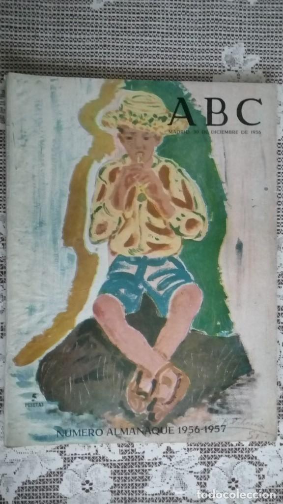 Coleccionismo de revistas y peri&oacute;dicos: PERIODICO ABC, NUMERO ALMANAQUE 1956 - 1957