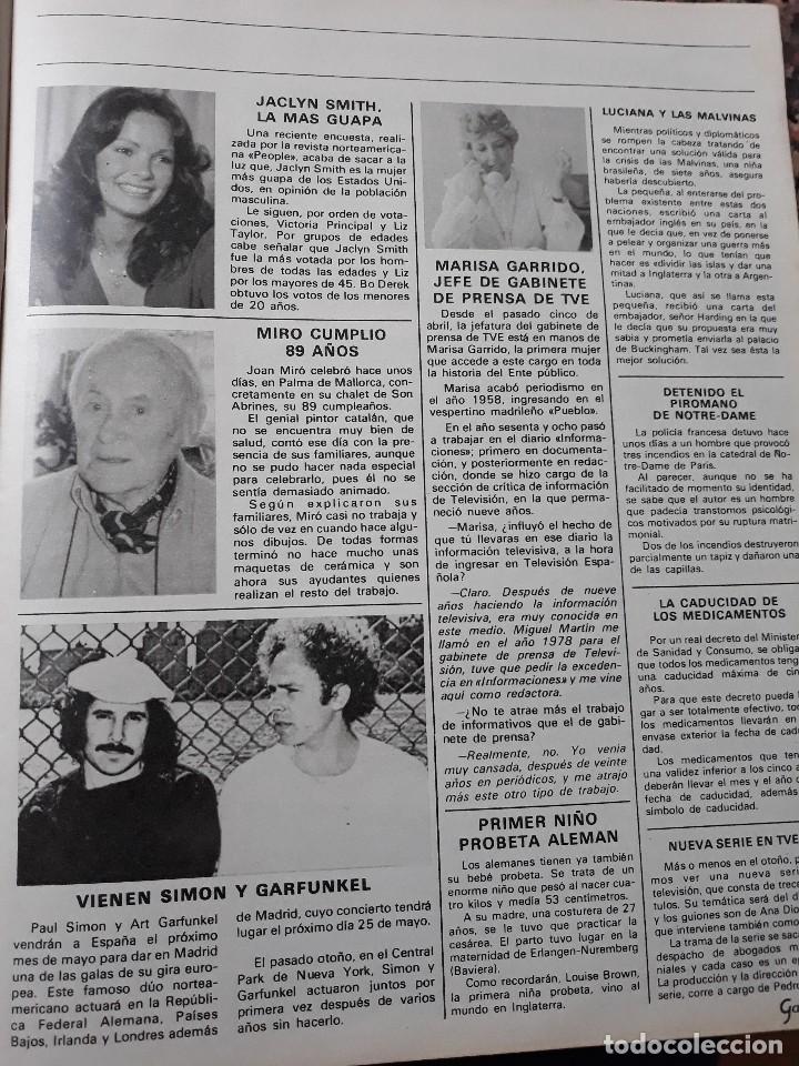 Coleccionismo de Revistas y Peri&oacute;dicos: JACLYN SMITH JOAN MIRO SIMON Y GARFUNKEL MARISA GARRIDO ANGELES CHARLIE