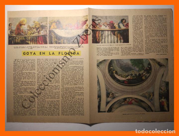 Collezionismo di Riviste e Giornali: Recorte de prensa - Goya en San Antonio de La Florida - Pedro Rocamora (1958)