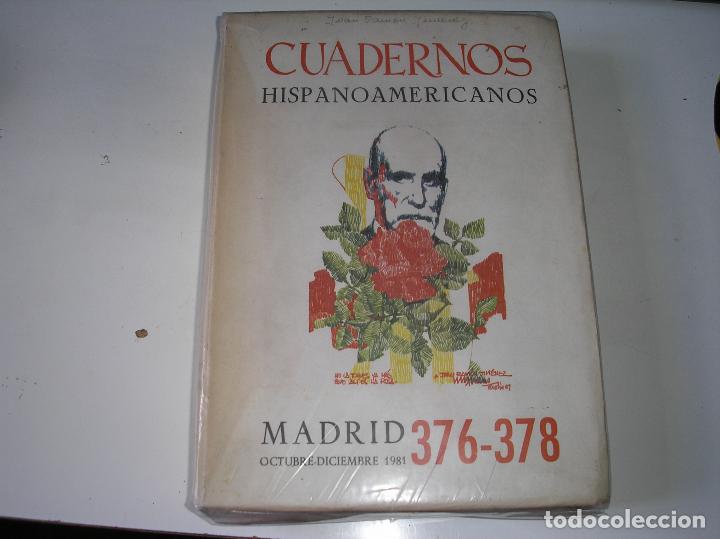 Coleccionismo de Revistas y Peri&oacute;dicos: CUADERNOS HISPANOAMERICANOS 376-378. Juan ram&oacute;n Jim&eacute;nez,