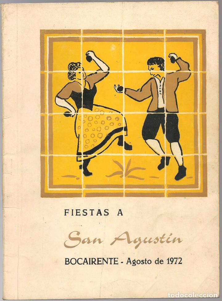 Coleccionismo de Revistas y Peri&oacute;dicos: FIESTAS A SAN AGUSTIN BOCAIRENTE agosto 1972 PROGRAMA ... nnn oferta