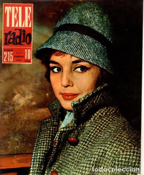 Collezionismo di Riviste e Giornali: Teleradio. Revista Tele Radio n. 215. 05/02/1962. Mar&iacute;a Jos&eacute; Alfonso.
