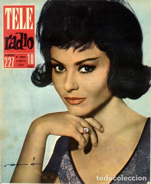 Sammeln von Zeitschriften und Zeitungen: Teleradio. Revista Tele Radio n. 227. 30/04/1962. Marujita D&iacute;az.