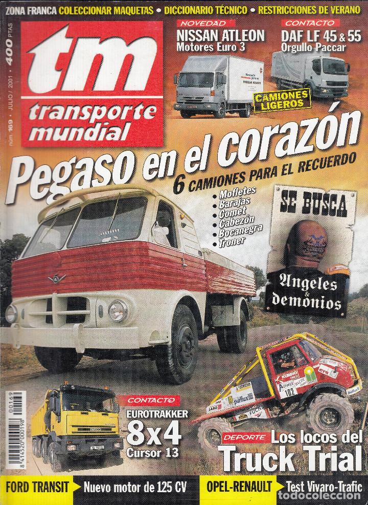 Colecionismo de Revistas e Jornais: REVISTA TRANSPORTE MUNDIAL N&ordm; 169 A&Ntilde;O 2001. ESPECIAL PEGASO.