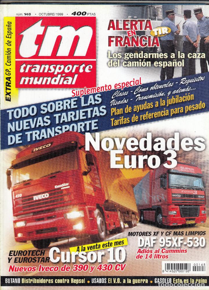 Colecionismo de Revistas e Jornais: REVISTA TRANSPORTE MUNDIAL N&ordm; 145 A&Ntilde;O 1999. COMPARATIVA: HYUNDAI H100 2.5D Y KIA PREGIO 2.7D.