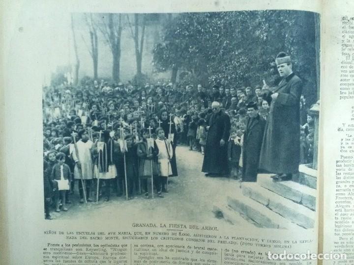 Coleccionismo de revistas y peri&oacute;dicos: GRANADA LA FIESTA DEL ARBOL FABRICANTES DE ACEITE DE ORUJO MADRID REVISTA A&Ntilde;O 1928