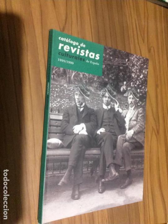 Coleccionismo de Revistas y Peri&oacute;dicos: CAT&Aacute;LOGO DE REVISTAS CULTURALES DE ESPA&Ntilde;A. 1998-1999. R&Uacute;STICA. BUEN ESTADO. DIFICIL. E2 1