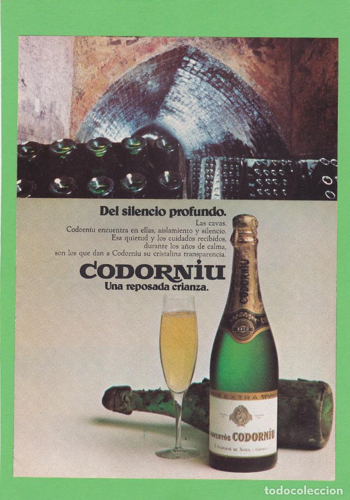 Coleccionismo de Revistas y Peri&oacute;dicos: PUBLICIDAD 1975. ANUNCIO CAVA CODORNIU