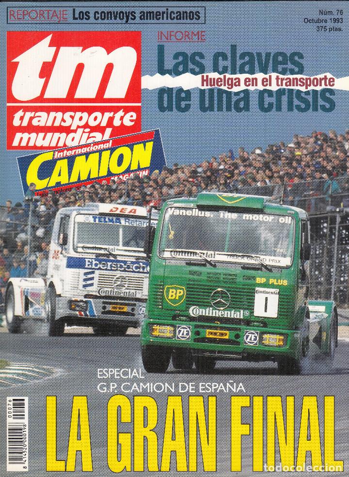 Coleccionismo de Revistas y Peri&oacute;dicos: REVISTA TRANSPORTE MUNDIAL N&ordm; 76 A&Ntilde;O 1993. CONTACTO RACING: SISU SR340.