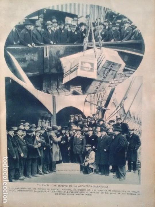 Coleccionismo de revistas y peri&oacute;dicos: VALENCIA ASAMBLEA NARANJERA.NARANJAS ALFONSO XIII FACTORIA ALGODONERA DEL ESTADO REVISTA A&Ntilde;O 1927