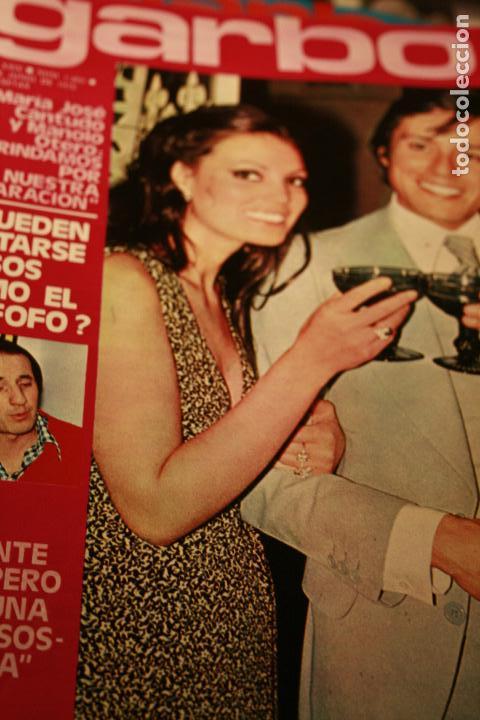 Coleccionismo de Revistas y Peri&oacute;dicos: MARIA JOSE CANTUDO ROCIO DURCAL JUNIOR SALVADOR DALI CARMEN SEVILLA REVISTA GARBO 1976