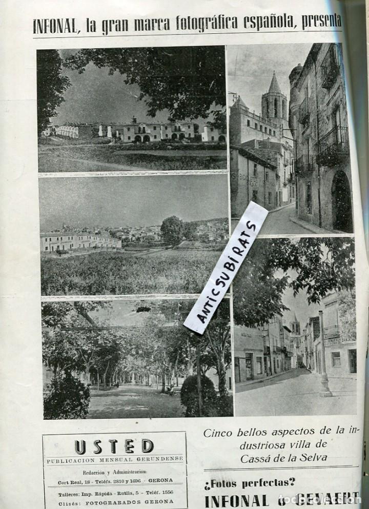 Collezionismo di Riviste e Giornali: REVISTA A&Ntilde;O 1957 CASSA DE LA SELVA VITOLAS ANILLOS DE CIGARROS HABANOS PEPSI-COLA