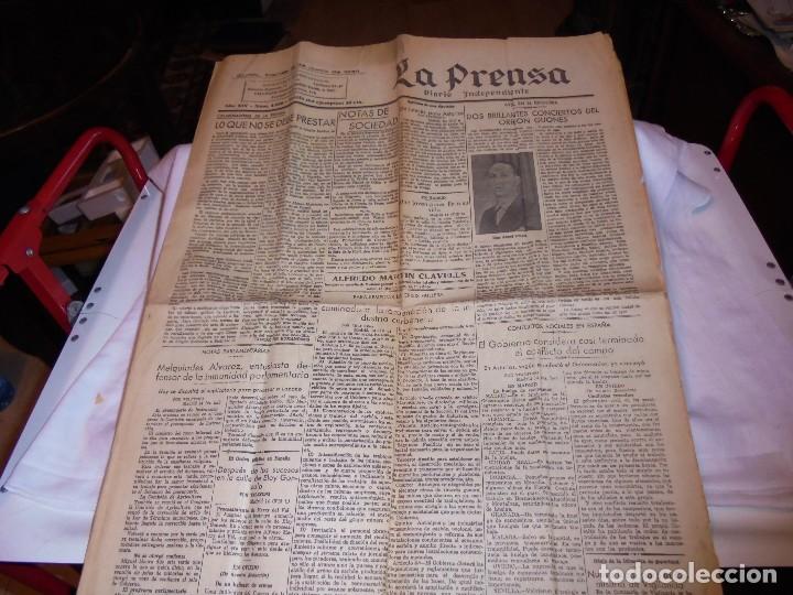 Collectionnisme de Revues et Journaux: LA PRENSA DIARIO INDEPENDIENTE GIJON VIERNES 15 DE JUNIO DE 1934