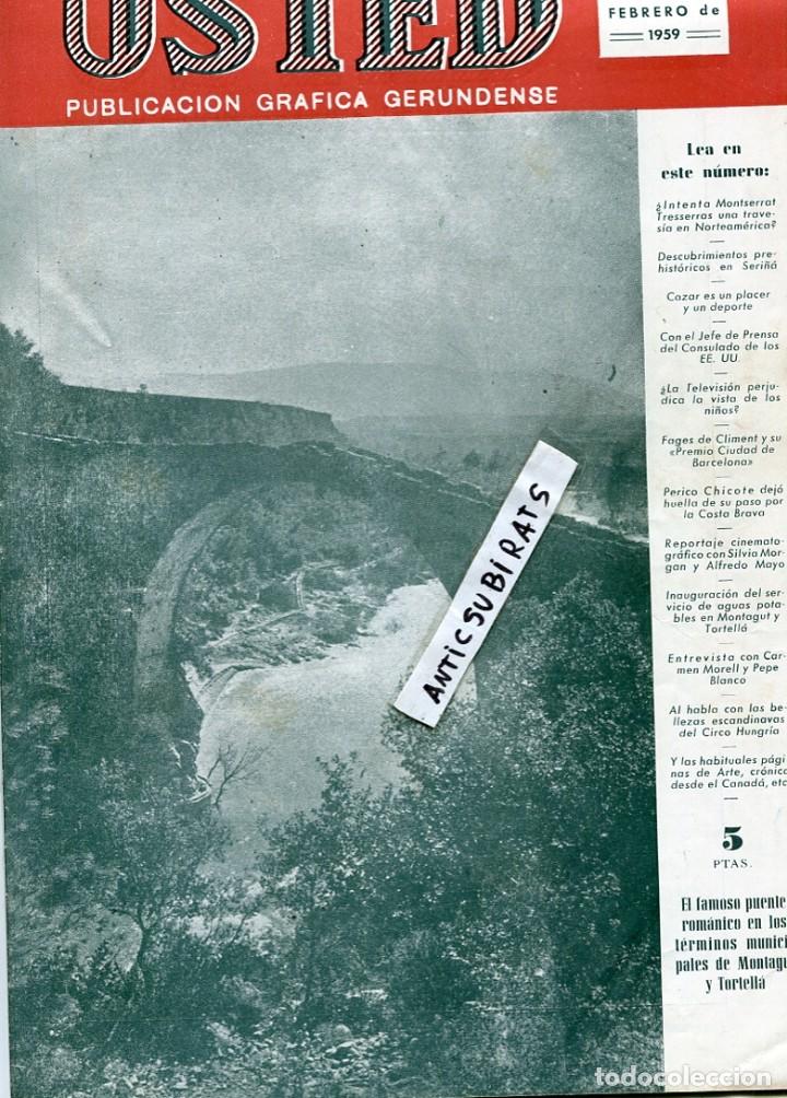 Sammeln von Zeitschriften und Zeitungen: REVISTA A&Ntilde;O 1959 MONTAGUT TORTELLA OIX SERINYA SERI&Ntilde;A FAGES DE CLIMENT CIRCO HUNGRIA