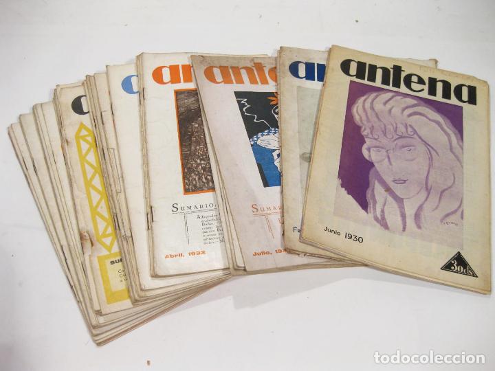 Coleccionismo de Revistas y Peri&oacute;dicos: COLECCI&Oacute;N DE REVISTAS DE RADIO. 33 N&Uacute;MEROS DE LA REVISTA ANTENA