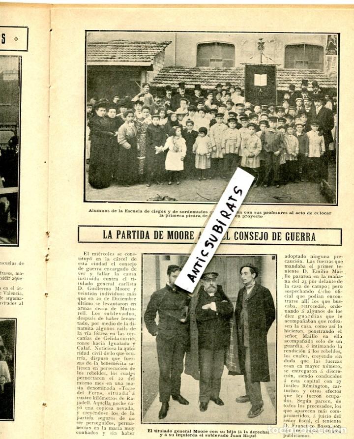 Collection Magazines and Newspapers: REVISTA A&Ntilde;O 1907 NUEVA ESCUELA DE SORDO MUDOS SORDOMUDOS CIEGOS EN BARCELONA GENERAL MOORE