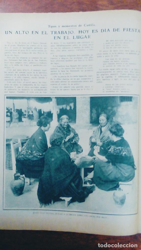 Coleccionismo de revistas y peri&oacute;dicos: TIPOS Y MOMENTOS DE CASTILLA SANTOS SAN ANTONIO CEGA REVISTA A&Ntilde;O 1926
