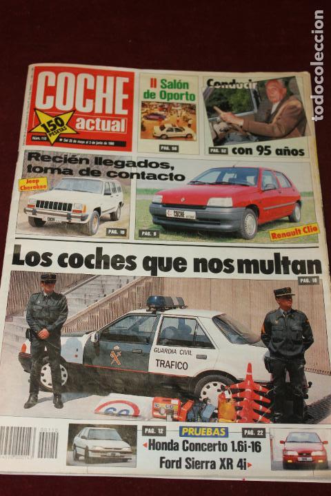 Collection Magazines and Newspapers: REVISTA COCHE  N&ordm; 110, MAYO 1990, RENAULT CLIO, CONDUCIR CON 95 A&Ntilde;OS, EN TOTANA