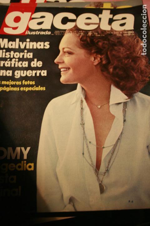 Coleccionismo de Revistas y Peri&oacute;dicos: ROMY SCHNEIDER  SALVADOR DALI  PILOTOS ARGENTINOS  MALVINAS  1982
