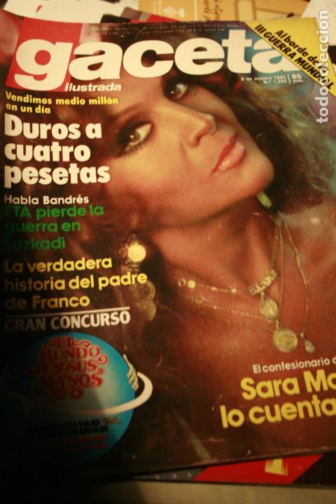Coleccionismo de Revistas y Peri&oacute;dicos: ARGENTINA SARA MONTIEL MANUEL FRAGA ALASKA CHAROL NORMA DUVAL JOHN LENNON  BEATLES 1980