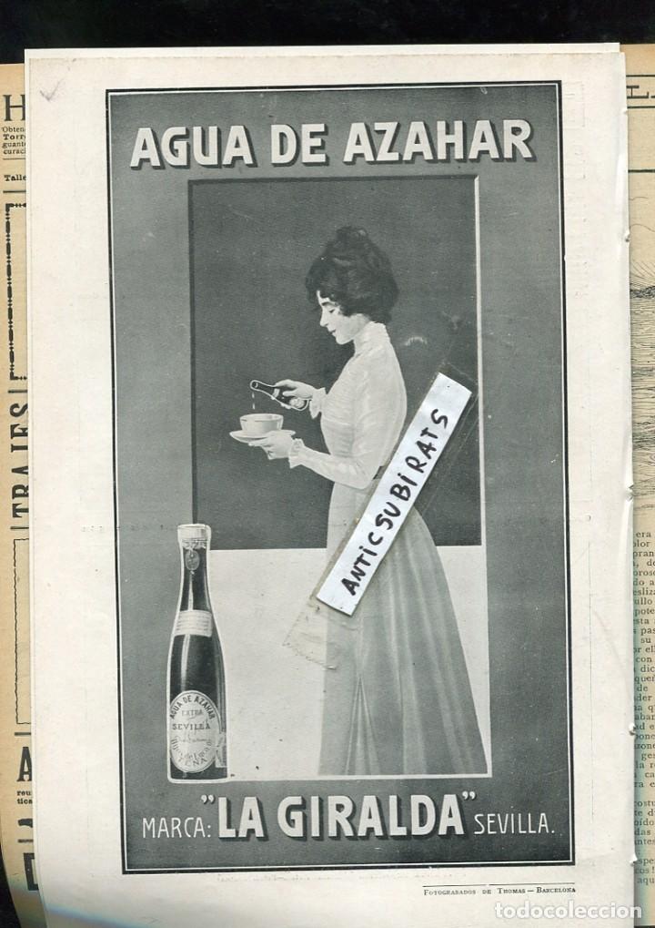 Collection Magazines and Newspapers: REVISTA A&Ntilde;O 1911 AGUA DE AZAHAR LA GIRALDA JOSE CLARA PALACIO DE ESPA&Ntilde;A EN LA EXPOSICION DE ROMA