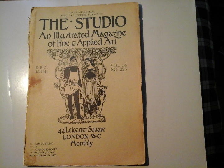Coleccionismo de Revistas y Peri&oacute;dicos: THE STUDIO MAGAZINE.N&ordm; 225. DEC. 1911. LITOGRAF&Iacute;A ORIGINAL DE JAMES MCNEILL WHISTLER. ART DECO. RARO