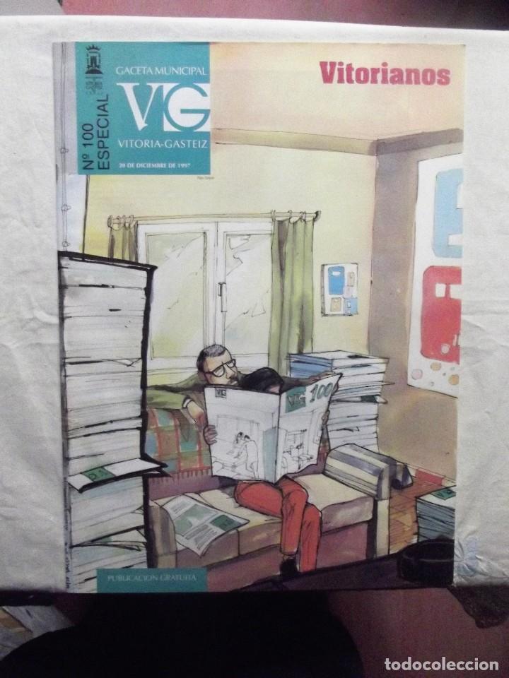 Coleccionismo de Revistas y Peri&oacute;dicos: GACETA MUNICIPAL VITORIA N&ordm; 100 ESPECIAL VITORIANOS