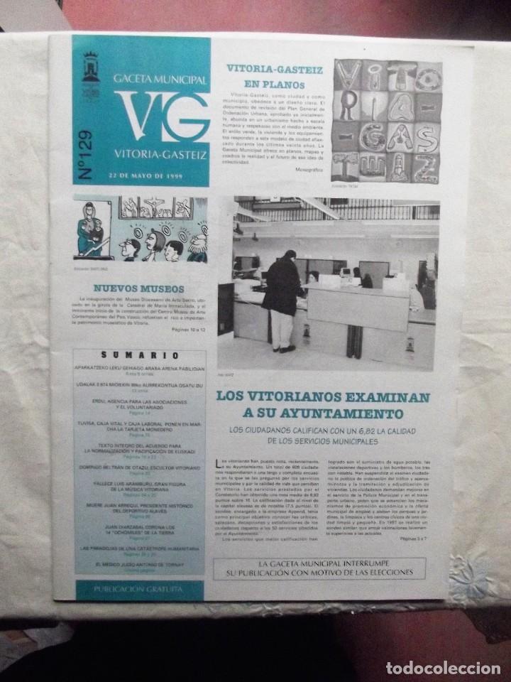 Colecionismo de Revistas e Jornais: GACETA MUNICIPAL VITORIA N&ordm; 129 LOS VITORIANOS EXAMINAN A SU AYUNTAMIENTO