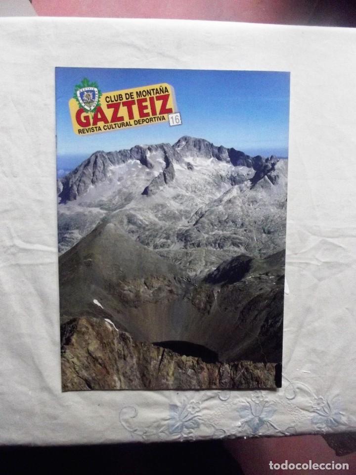 Collectionnisme de Revues et Journaux: CLUB DE MONTA&Ntilde;A GASTEIZ REVISTA CULTURAL DEPORTIVA N&ordm; 16