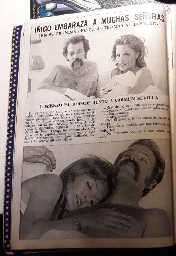 Coleccionismo de Revistas y Peri&oacute;dicos: CARMEN SEVILLA I&Ntilde;IGO TERAPIA AL DESNUDO