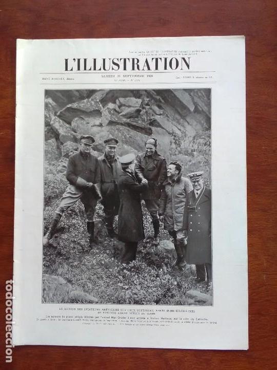 Collection Magazines and Newspapers: L'ILLUSTRATION 20 SEPTEMBRE 1924 LE RETOUR DES AVIATEURS AMERICAINS SUR LEUR CONTINENT