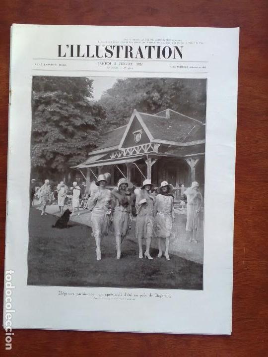 Coleccionismo de revistas y peri&oacute;dicos: L'ILLUSTRATION 2 JUILLET 1927 ELEGANCES PARISIENNES AU POLO DE BAGATELLE