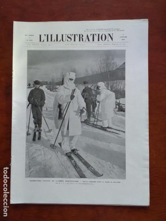 Collectionnisme de Revues et Journaux: L'ILLUSTRATION 5 JANVIER 1929 MANOEVRES DE L'ARMEE NORVEGIENNE