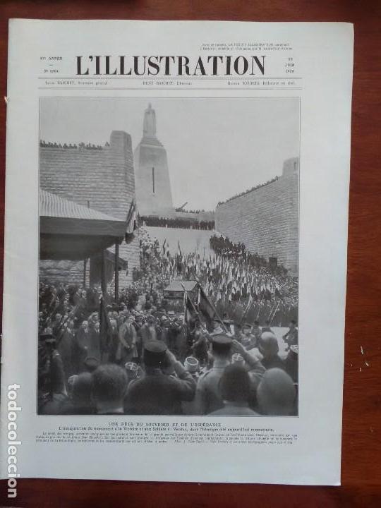 Coleccionismo de revistas y peri&oacute;dicos: L'ILLUSTRATION 29 JUIN 1929 UNE FETE DU SOUVENIR ET DE L'ESPERANCE.VERDUN