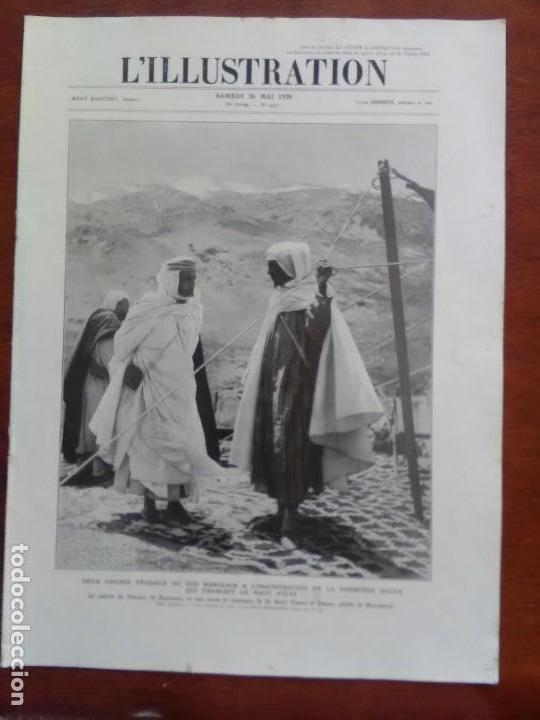 Collection Magazines and Newspapers: L'ILLUSTRATION 26 MAI 1928 DEUX GRANDS FEODAUX DU SU MAROCAIN PREMIER ROUTE QUI FRANCHIT HAUT ATLAS