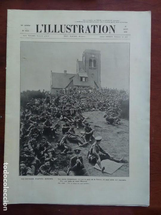 Collection Magazines and Newspapers: L'ILLUSTRATION 18 AOUT 1928 PELERINAGE D'APRES GUERRE LES CADETS BRITANNIQUES AU MONT KEMMEL