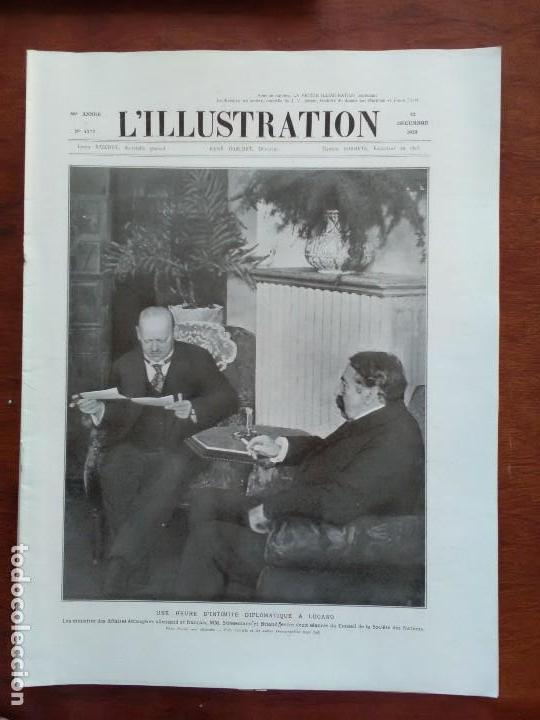 Collectionnisme de Revues et Journaux: L'ILLUSTRATION 22 DECEMBRE 1928 UNE HEURE D'INTIMITE DIPLOMATIQUE A LUGANO