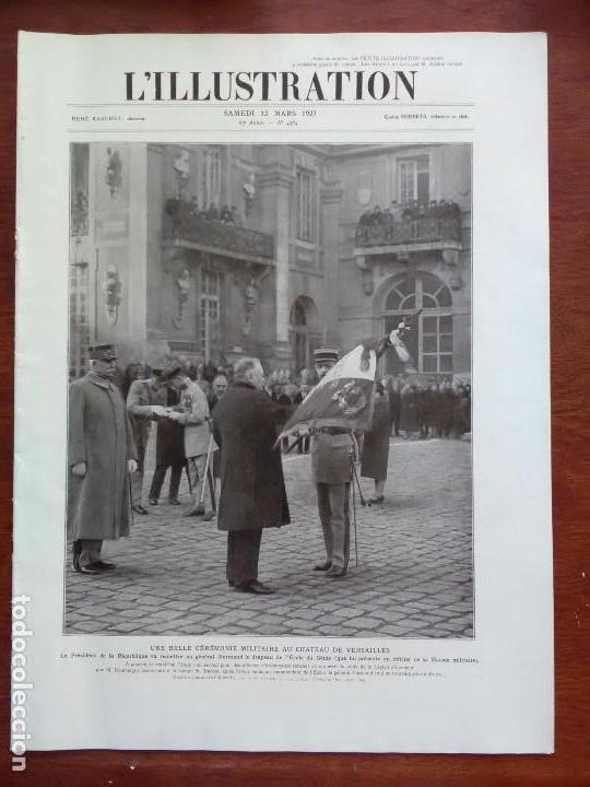 Collection Magazines and Newspapers: L'ILLUSTRATION 12 MARS 1927 CEREMOINE MILITAIRE AU CHATEAU DE VERSAILLES GENERAL NORMAND
