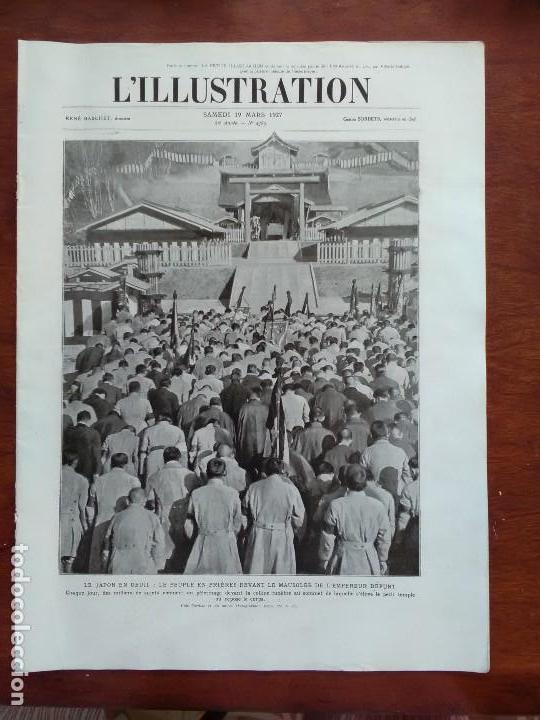 Coleccionismo de revistas y peri&oacute;dicos: L'ILLUSTRATION 19 MARS 1927 LE JAPON EN DEUIL.MAUSOLEE DE L'EMPEREDEUR DEFUNT