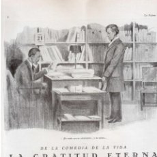 Coleccionismo de Revistas y Periódicos: LA GRATITUD ETERNA. GUILLERMO DIAZ-CANEJA. DIBUJOS DE ECHEA. 1927.. Lote 108095931