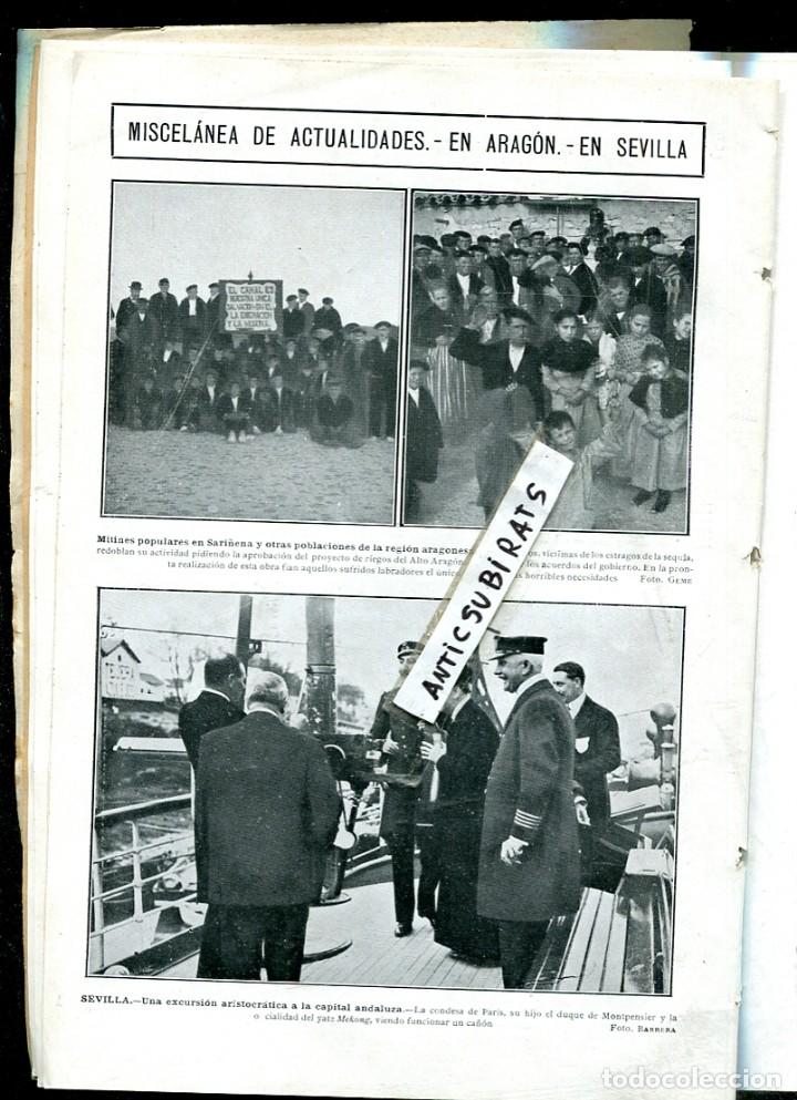 Collection Magazines and Newspapers: REVISTA A&Ntilde;O 1913 FERROCARRIL EN MANRESA SANT BOI DE LLOBREGAT MARTORELL SARI&Ntilde;ENA HULES ROSICH