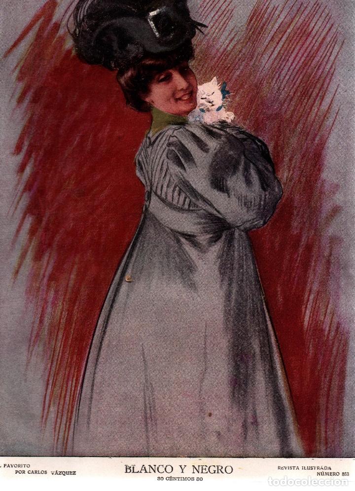 Collezionismo di Riviste e Giornali: REVISTA BLANCO Y NEGRO N&ordm; 863. MADRID, 16 DE NOVIEMBRE DE 1907. VER ART&Iacute;CULOS: