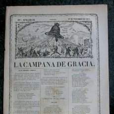 Coleccionismo de Revistas y Periódicos: LA CAMPANA DE GRACIA - ANY I BATALLADA XXX 27 DE NOVIEMBRE DE 1870